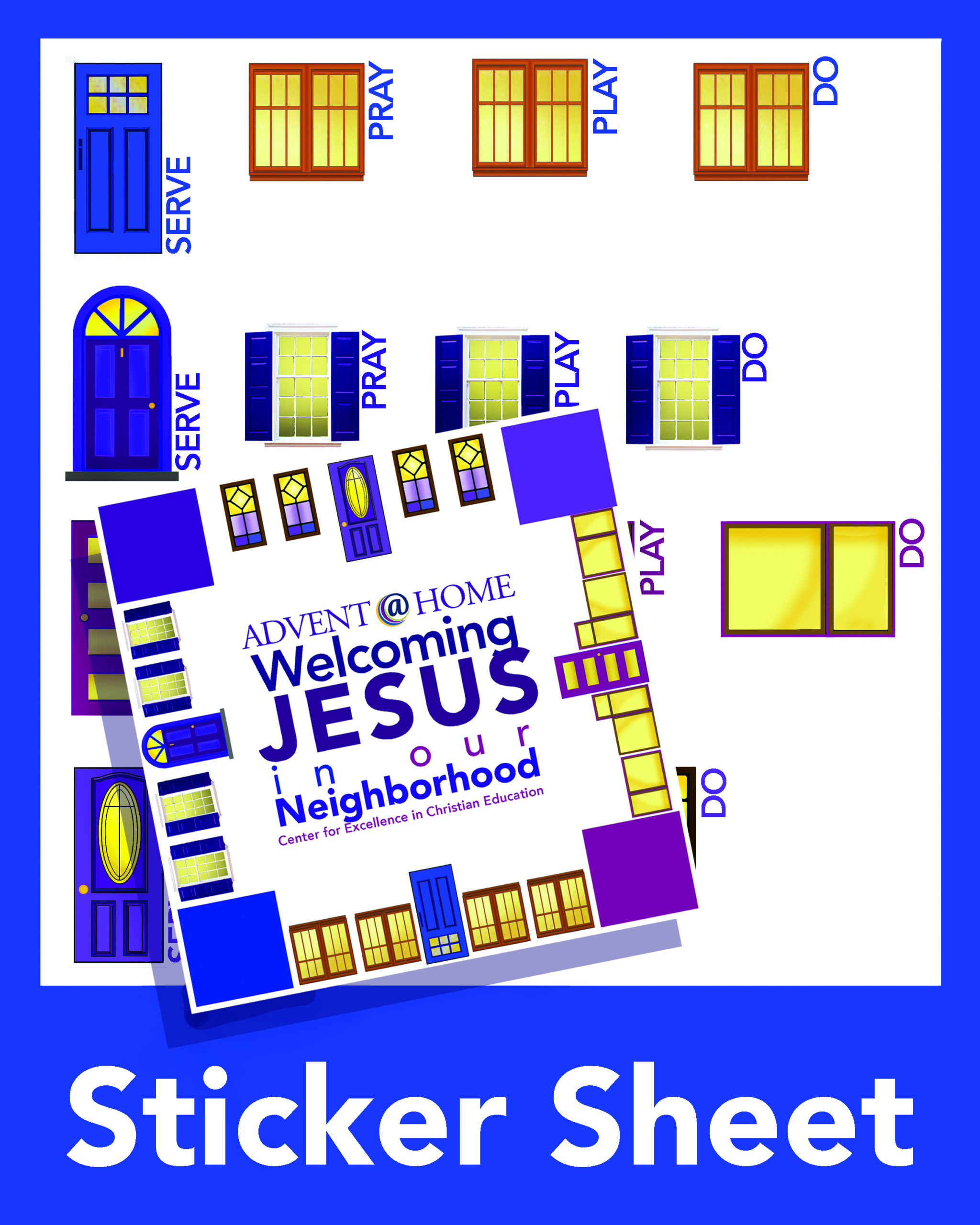 Advent@Home Sticker Sheets